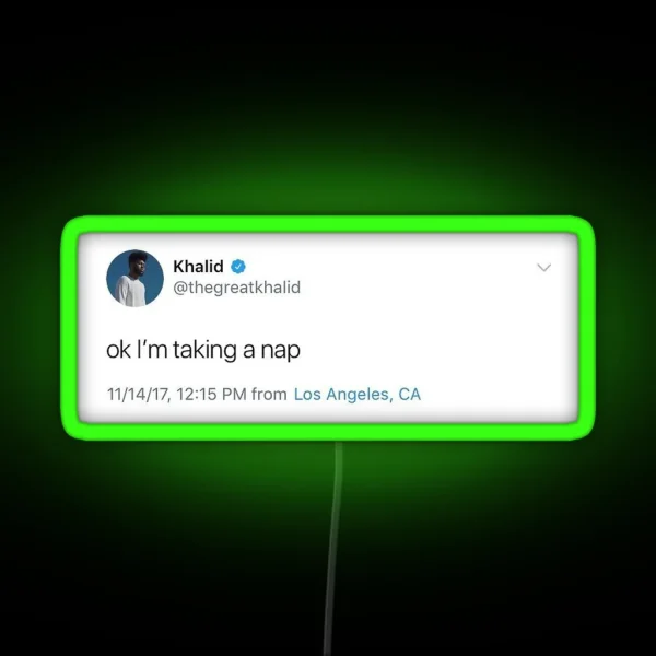 Ok Im Taking A Nap RGB Neon Sign