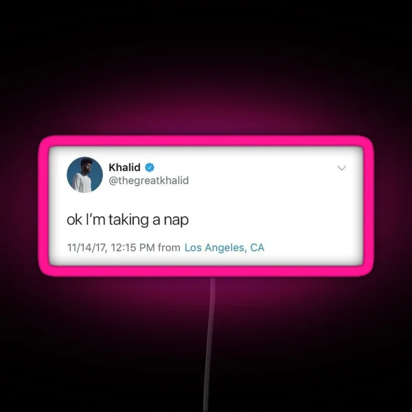 Ok Im Taking A Nap RGB Neon Sign