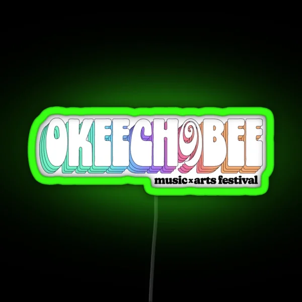 Okeechobee Music Festival Led RGB Neon Sign