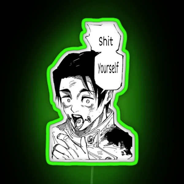 Okkotsu Yuta Speech Curse Technique RGB Neon Sign