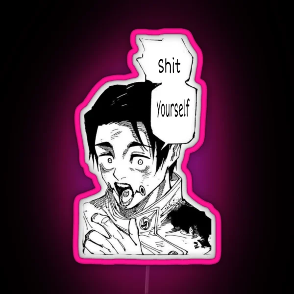 Okkotsu Yuta Speech Curse Technique RGB Neon Sign