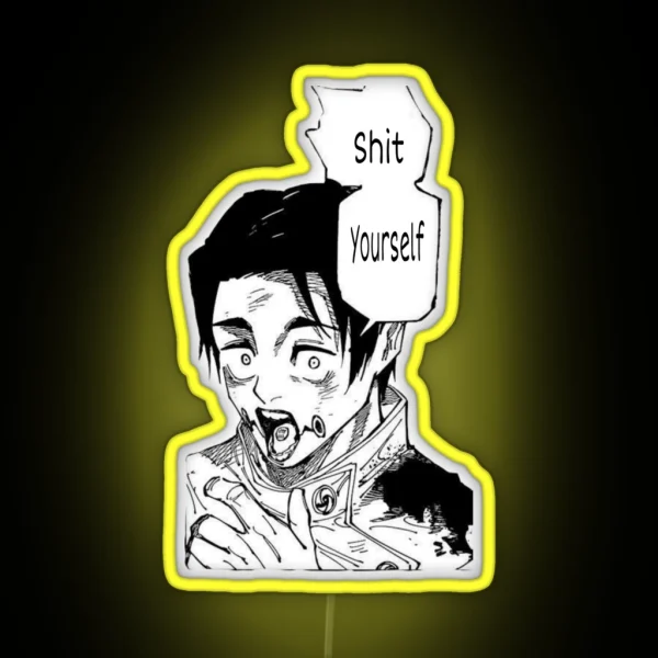Okkotsu Yuta Speech Curse Technique RGB Neon Sign