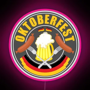 Oktoberfest German Beer Festival RGB Neon Sign