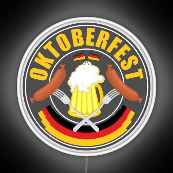 Oktoberfest German Beer Festival RGB Neon Sign