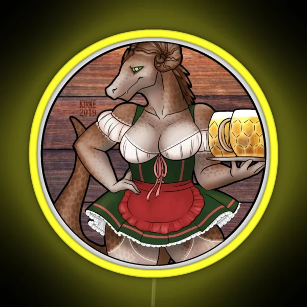 Oktoberfest Pilsner Dragon RGB Neon Sign