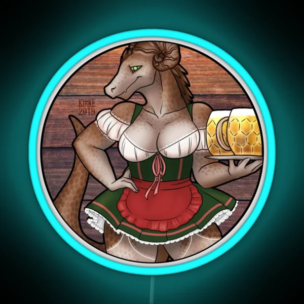 Oktoberfest Pilsner Dragon RGB Neon Sign