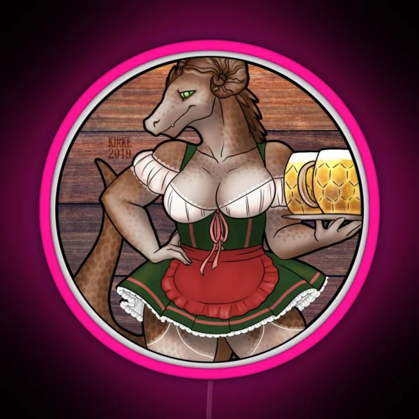 Oktoberfest Pilsner Dragon RGB Neon Sign
