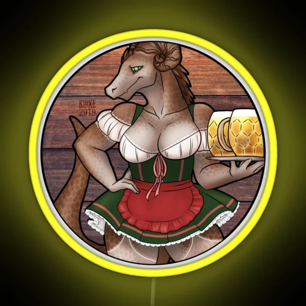 Oktoberfest Pilsner Dragon RGB Neon Sign
