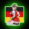 Vibrant RGB Neon Sign for Oktoberfest Party Decorations and Theme Bars