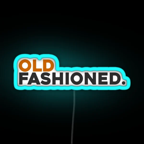 Old Fashioned RGB Neon Sign