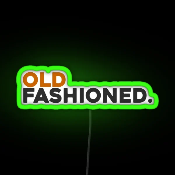 Old Fashioned RGB Neon Sign
