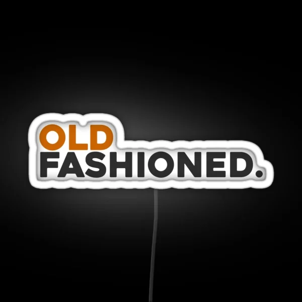 Old Fashioned RGB Neon Sign