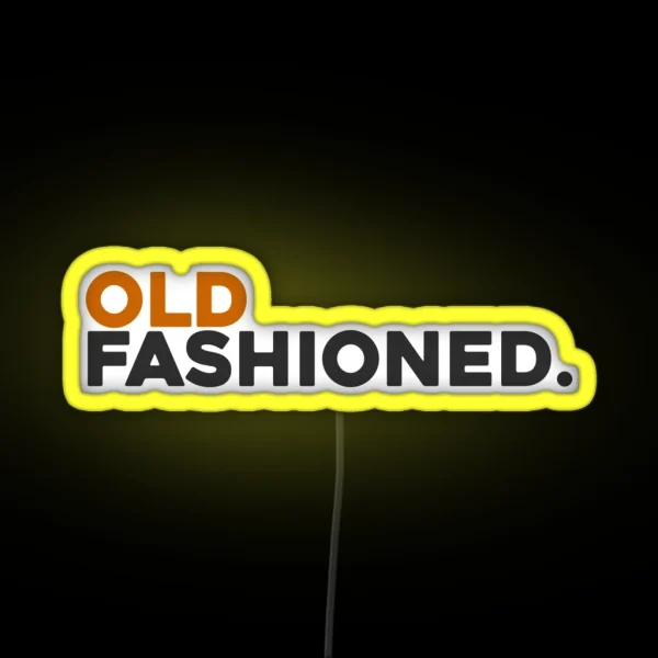 Old Fashioned RGB Neon Sign