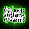 Vintage Inspired Neon Sign with Color Changing RGB LED Lighting