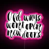 Vintage style RGB LED neon art decorative home wall display
