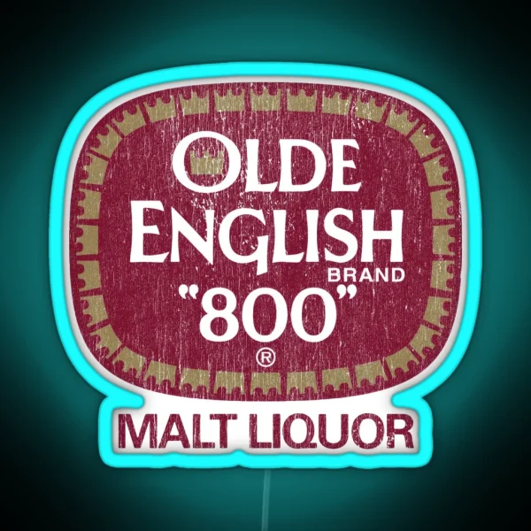 Olde English 40oz Malt Liquor RGB Neon Sign