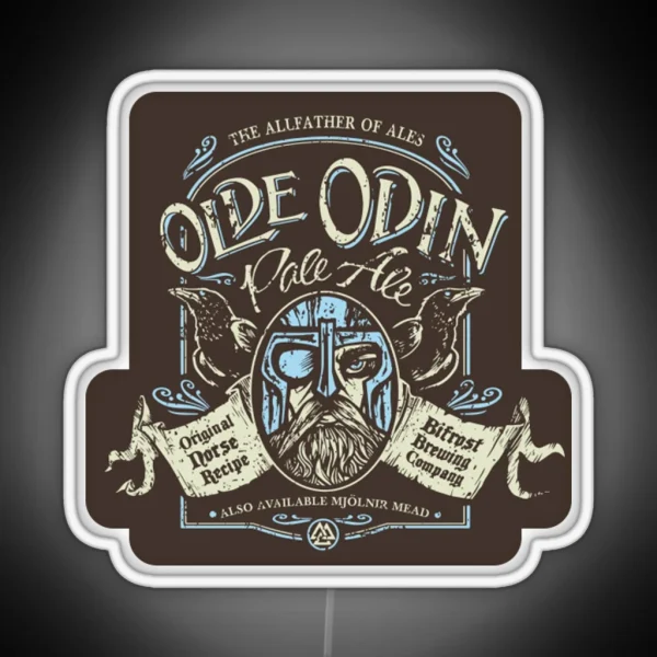 Olde Odin Pale Ale RGB Neon Sign