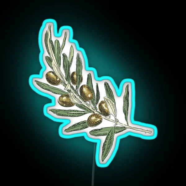 Olive Branch RGB Neon Sign