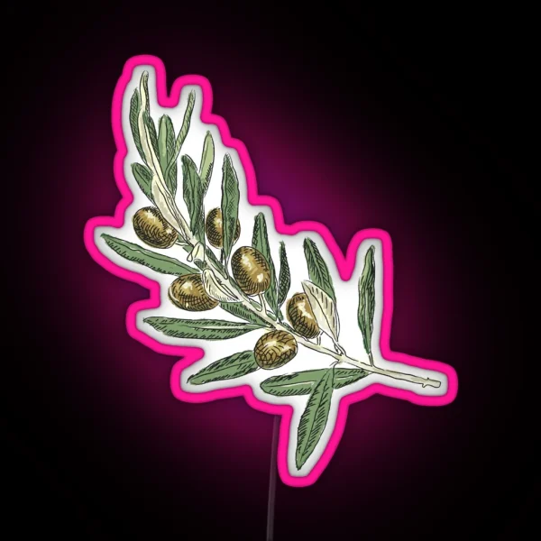 Olive Branch RGB Neon Sign