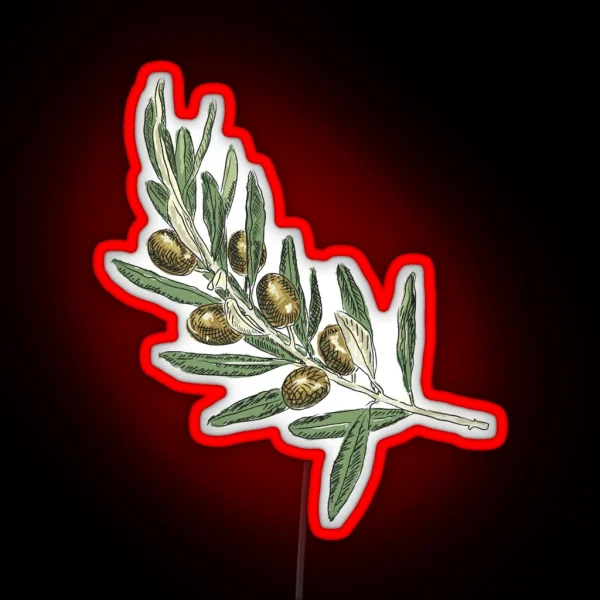 Olive Branch RGB Neon Sign