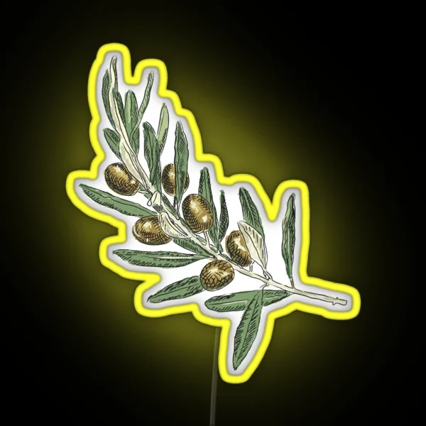 Olive Branch RGB Neon Sign