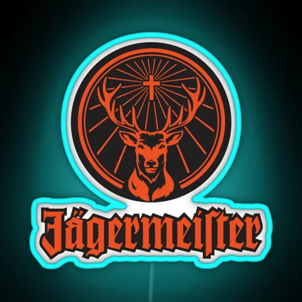 OLLIJ JAGERMEISTER ALCOHOLIC RGB Neon Sign