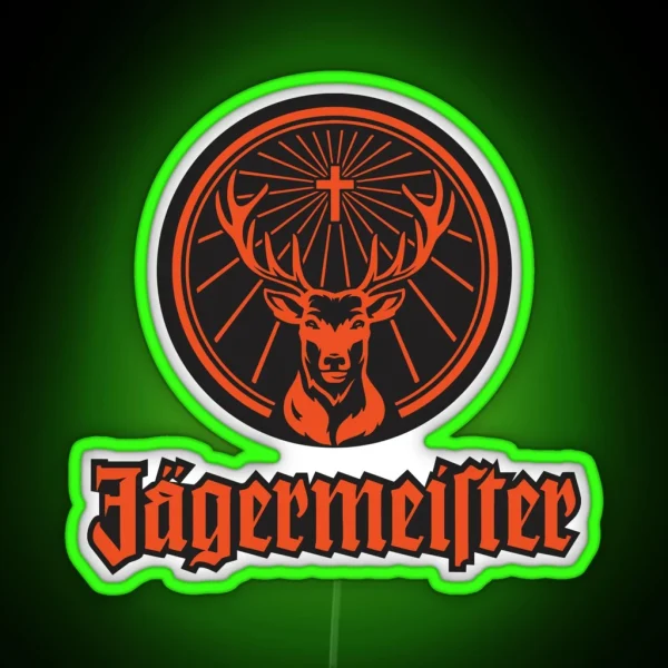 OLLIJ JAGERMEISTER ALCOHOLIC RGB Neon Sign