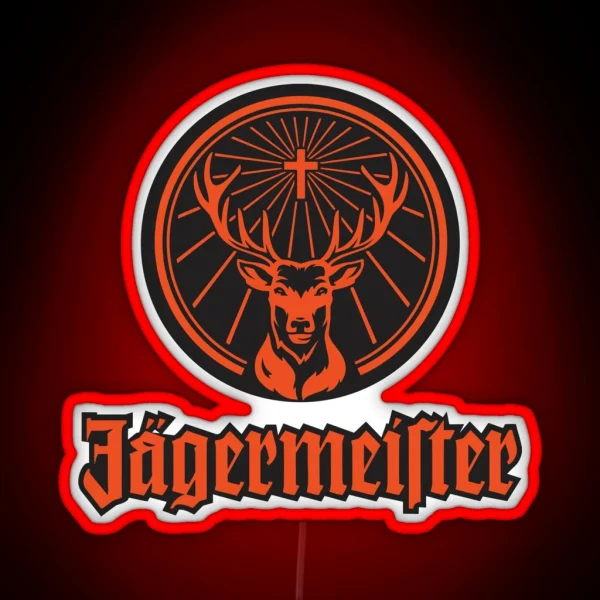 OLLIJ JAGERMEISTER ALCOHOLIC RGB Neon Sign