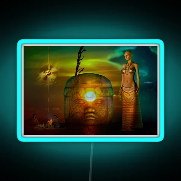 OLMEC Mystique RGB Neon Sign