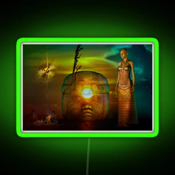 OLMEC Mystique RGB Neon Sign