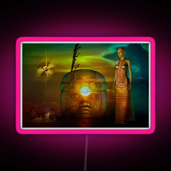 OLMEC Mystique RGB Neon Sign