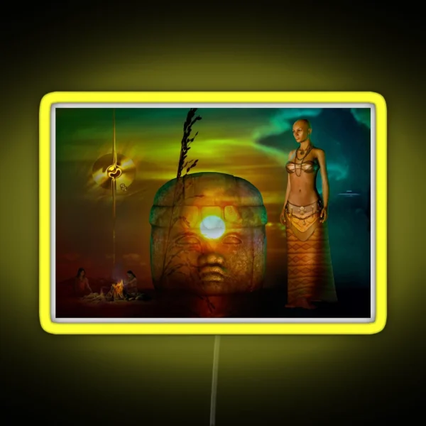 OLMEC Mystique RGB Neon Sign