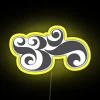 RGB LED Neon Sign featuring sacred OM mantra and universe sound
