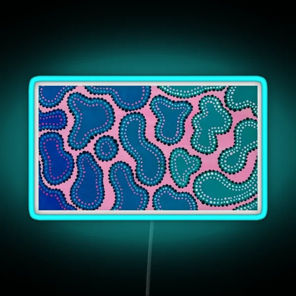 Ombre Waves RGB Neon Sign