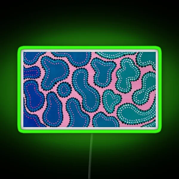 Ombre Waves RGB Neon Sign