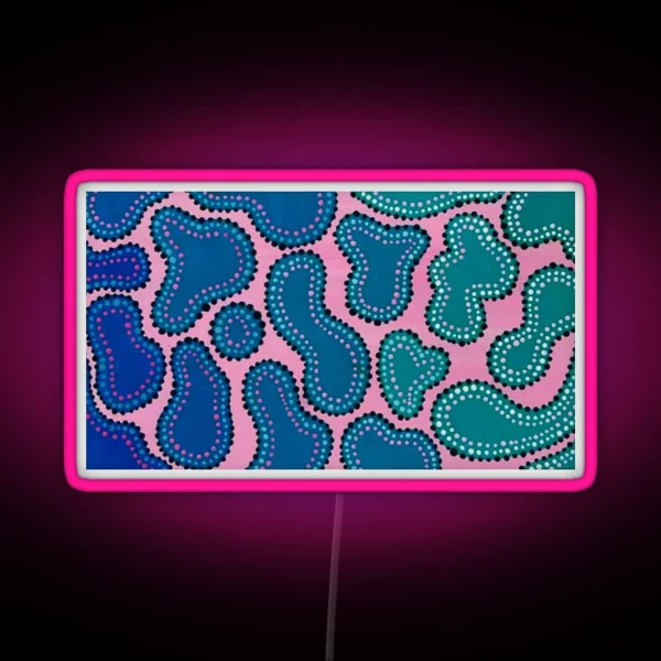 Ombre Waves RGB Neon Sign