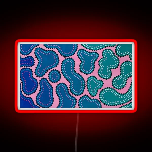 Ombre Waves RGB Neon Sign