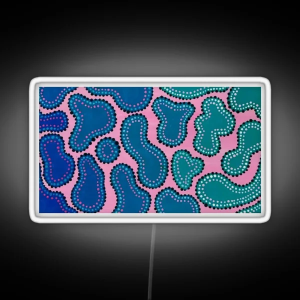Ombre Waves RGB Neon Sign