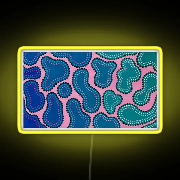 Ombre Waves RGB Neon Sign