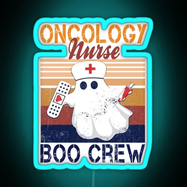 Oncology Boo Boo Crew RGB Neon Sign