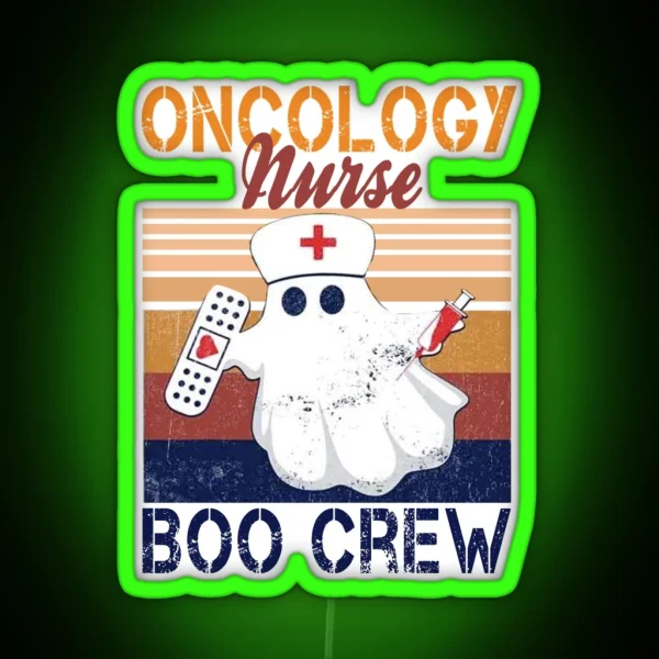 Oncology Boo Boo Crew RGB Neon Sign