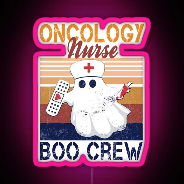 Oncology Boo Boo Crew RGB Neon Sign