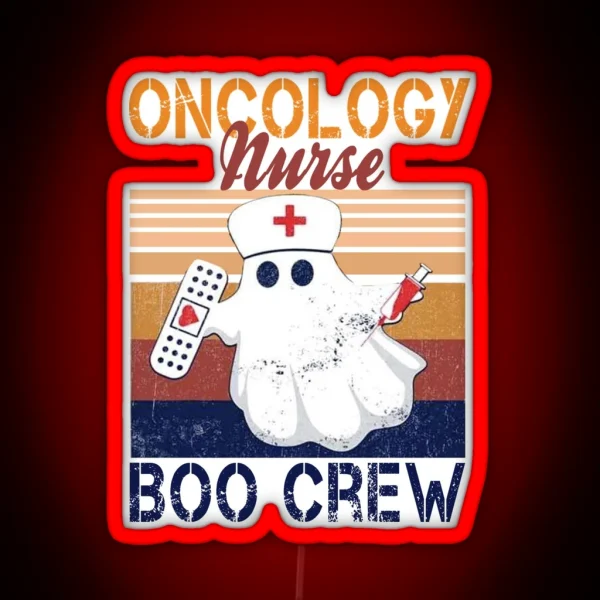 Oncology Boo Boo Crew RGB Neon Sign