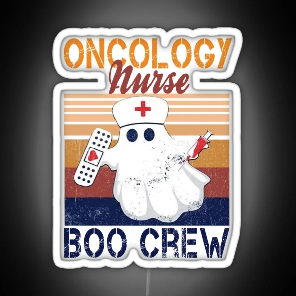 Oncology Boo Boo Crew RGB Neon Sign