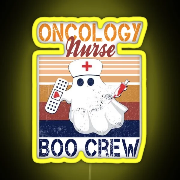 Oncology Boo Boo Crew RGB Neon Sign