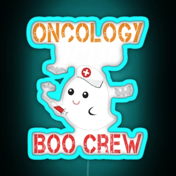 Oncology Boo Boo Crew RGB Neon Sign