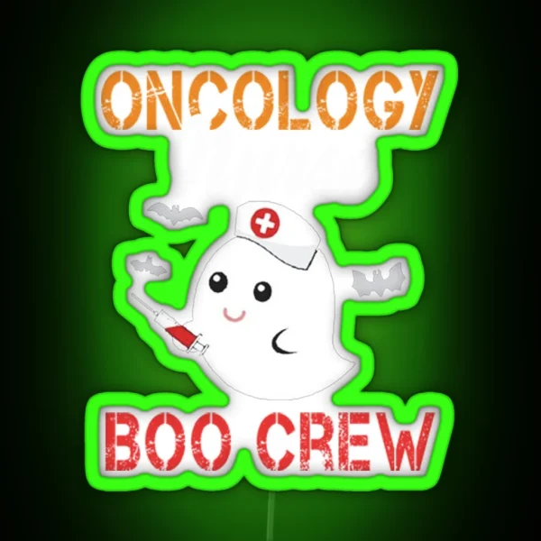 Oncology Boo Boo Crew RGB Neon Sign
