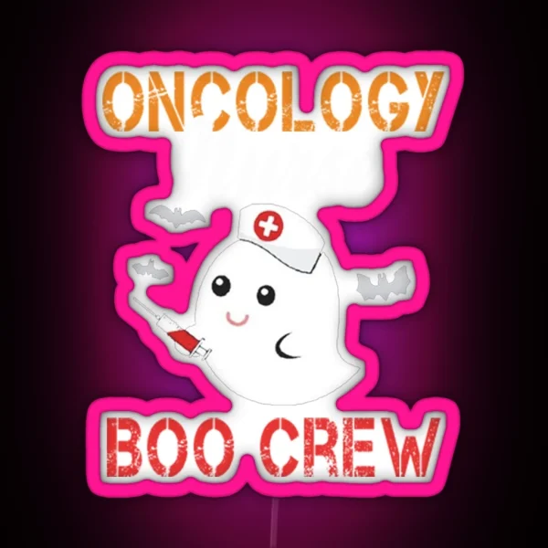 Oncology Boo Boo Crew RGB Neon Sign