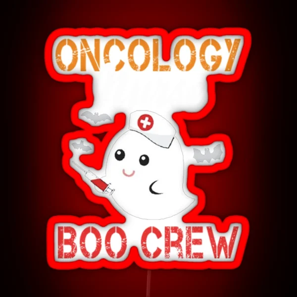 Oncology Boo Boo Crew RGB Neon Sign