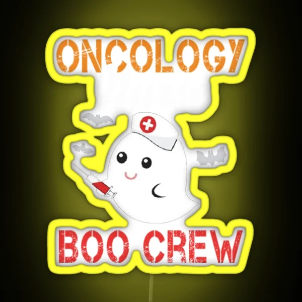 Oncology Boo Boo Crew RGB Neon Sign